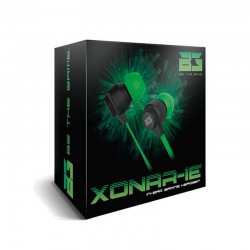 Auriculares 3,5 mm Stereo Xonar-IE BG Gaming Negro-Verde